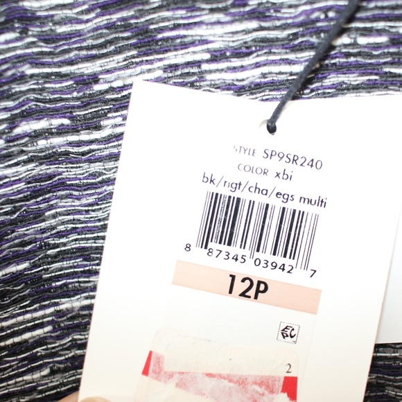 NEW CK Cotton Linen Blend Straight Skirt Sz 12 - Picture 7 of 8